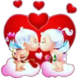 Figurinha de Amor para WhatsApp