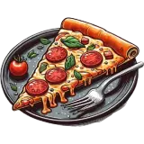 Figurinha de Comida para WhatsApp