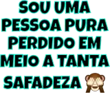 Figurinha de texto para WhatsApp