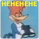 Figurinha de Pica-Pau para WhatsApp