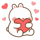 Figurinha de Amor para WhatsApp