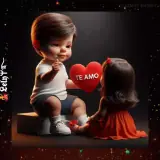 Figurinha de Amor para WhatsApp