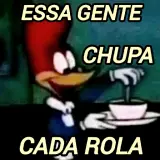 Figurinha de Pica-Pau para WhatsApp