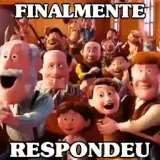 Figurinha de reação para WhatsApp