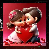 Figurinha de Amor para WhatsApp