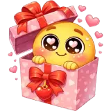 Figurinha de Amor para WhatsApp