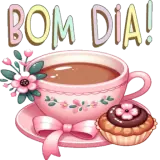 Figurinha de Bom Dia para WhatsApp