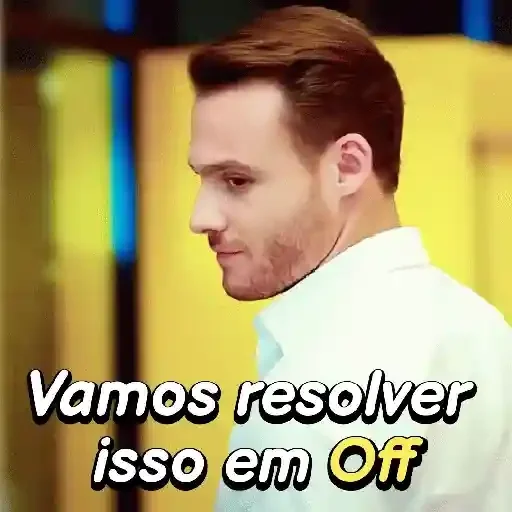 Figurinha para WhatsApp — texto