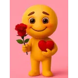 Figurinha de Amor para WhatsApp