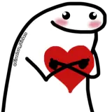 Figurinha de Amor para WhatsApp