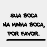 Figurinha de texto para WhatsApp