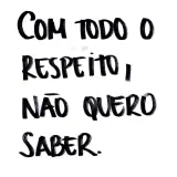 Figurinha de texto para WhatsApp