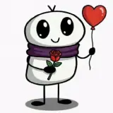 Figurinha de Amor para WhatsApp