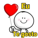 Figurinha de Amor para WhatsApp