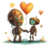 Figurinha de Amor para WhatsApp