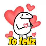 Figurinha de Amor para WhatsApp