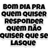 Figurinha de Saudações para WhatsApp