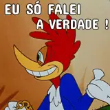 Figurinha de Pica-Pau para WhatsApp