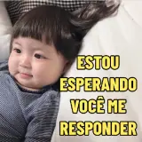 Figurinha de reação para WhatsApp