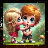 Figurinha de Amor para WhatsApp